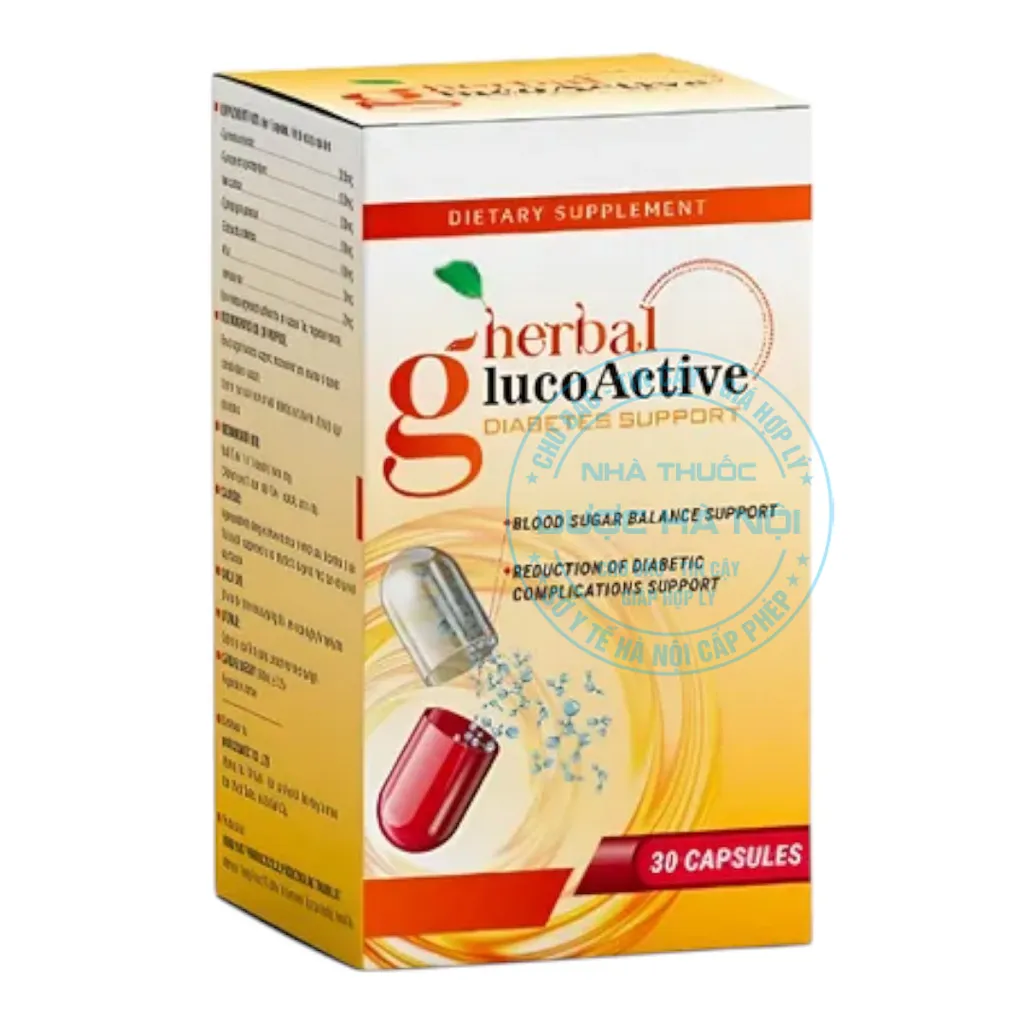 Viên uống Herbal GlucoActive