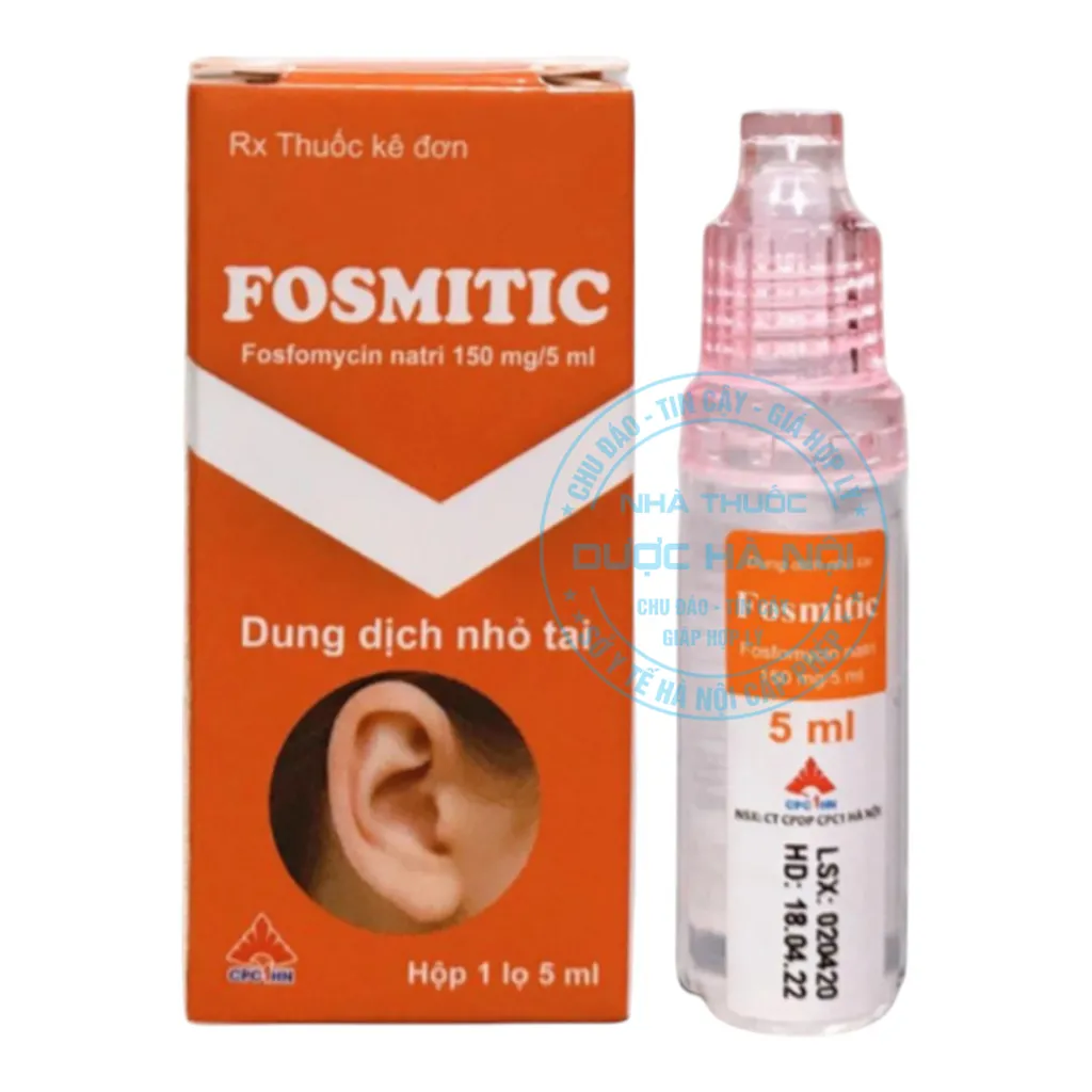 Thuốc nhỏ tai Fosmitic 5ml