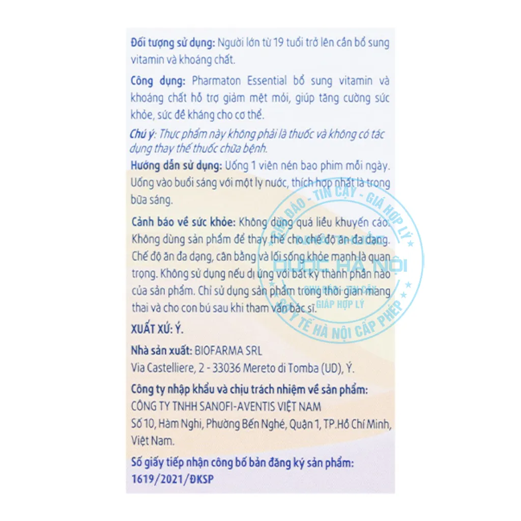 Viên uống Pharmaton Essential