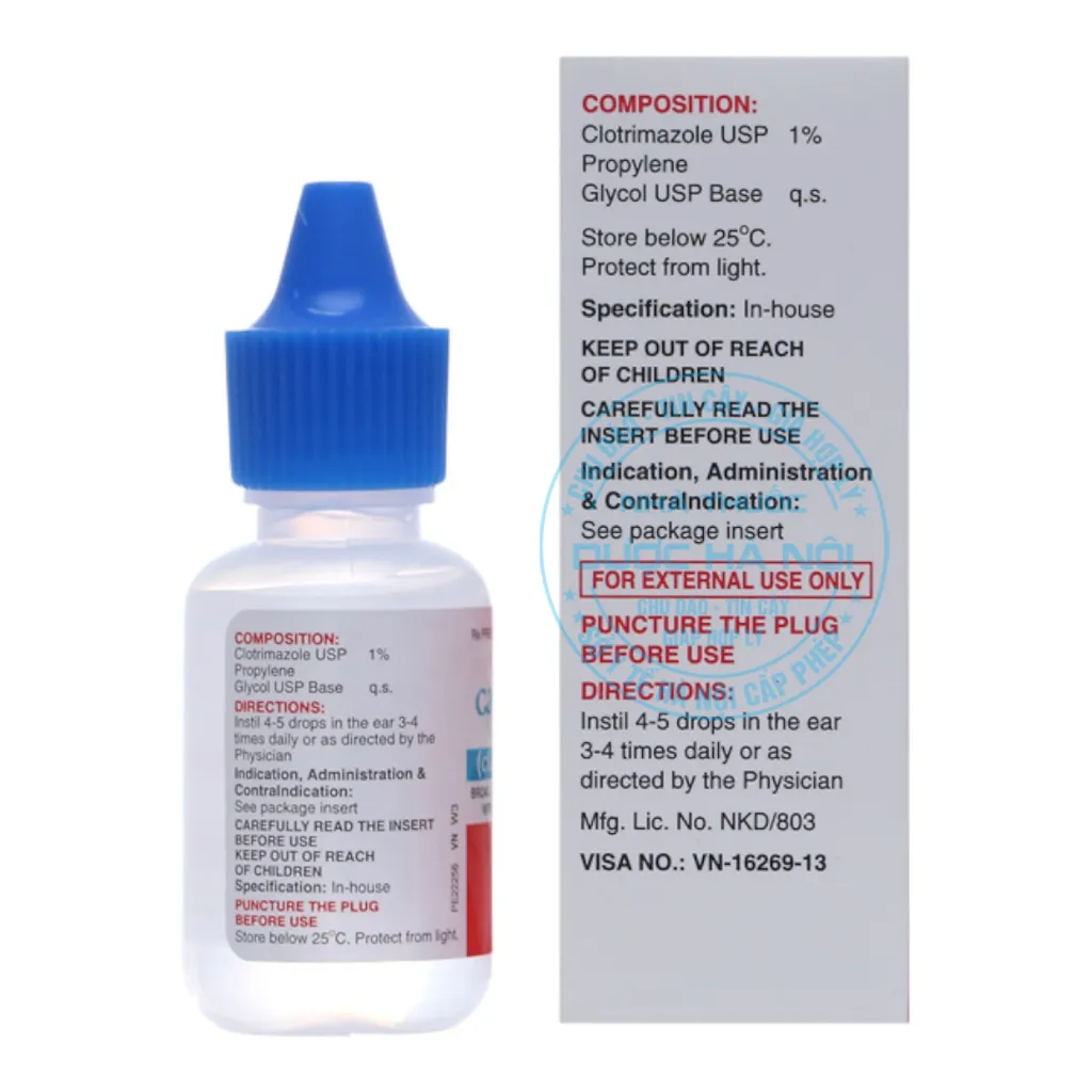 Thuốc nhỏ tai Candid 15ml