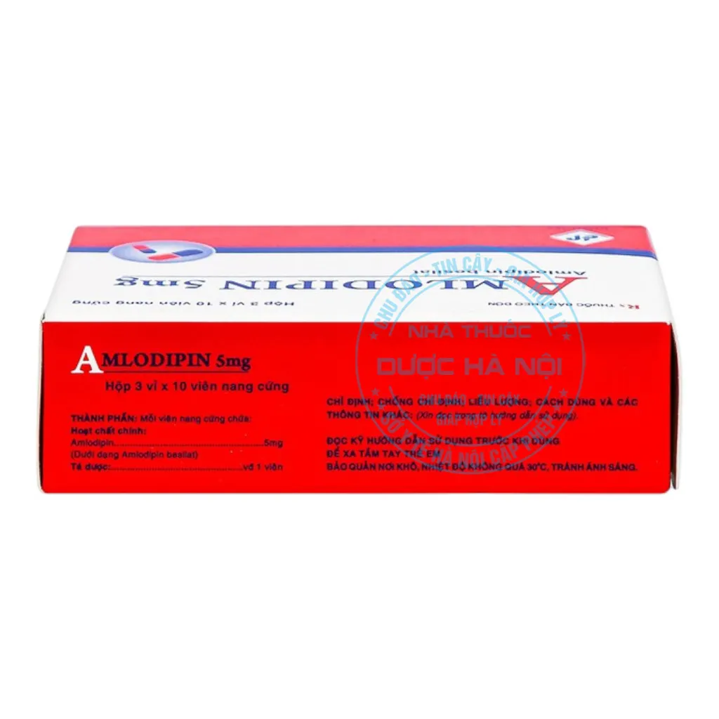 Thuốc Amlodipin 5mg Vidiphar
