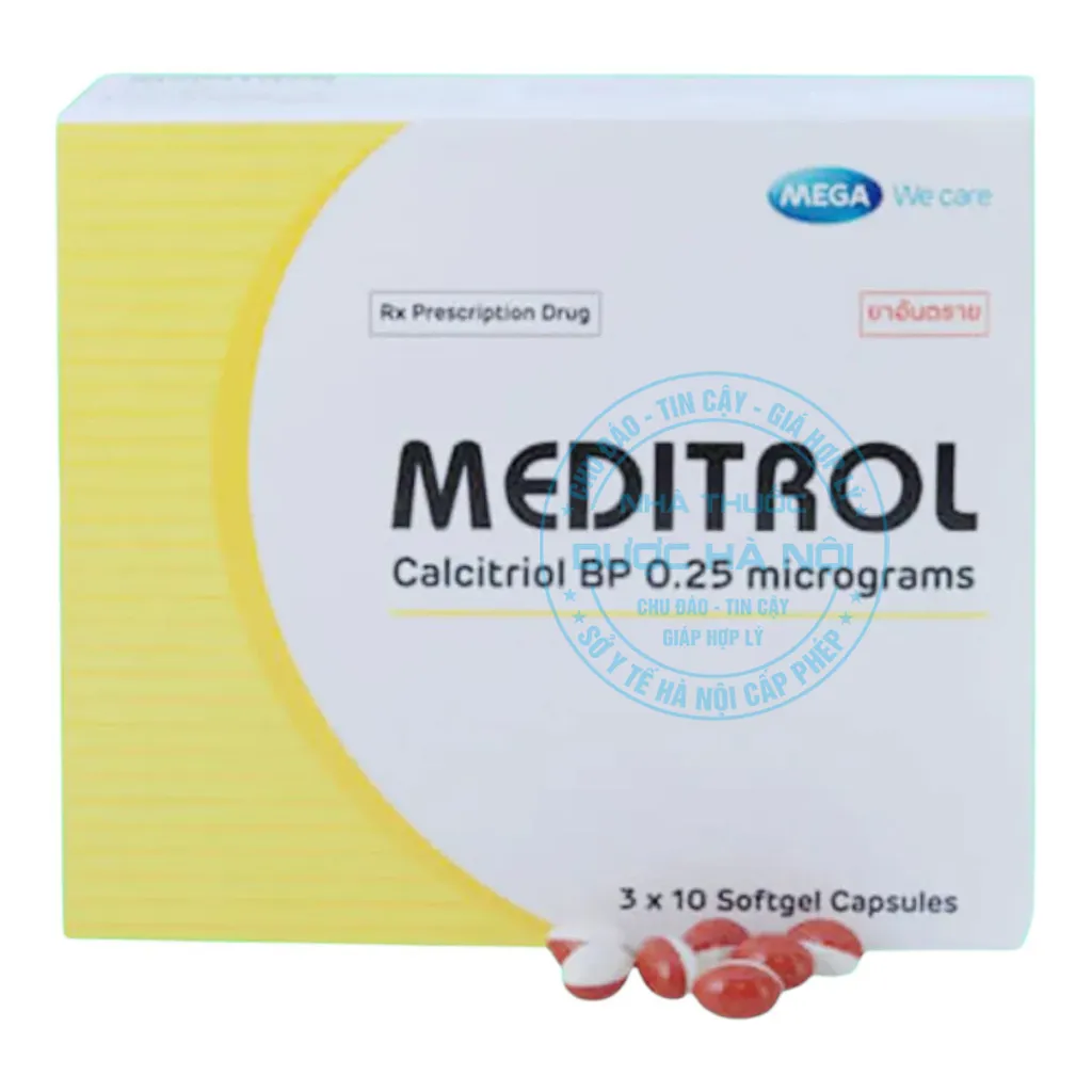 Thuốc Meditrol 0.25mcg Mega