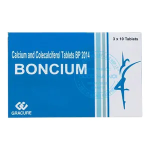 Thuốc Boncium bổ sung calci và vitamin D3 hiệu quả ( 1 hộp x 30 viên )