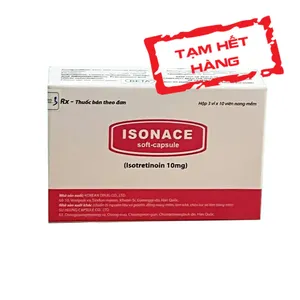 Thuốc trị mụn Isonace 10mg điều trị mụn trứng cá thể nặng