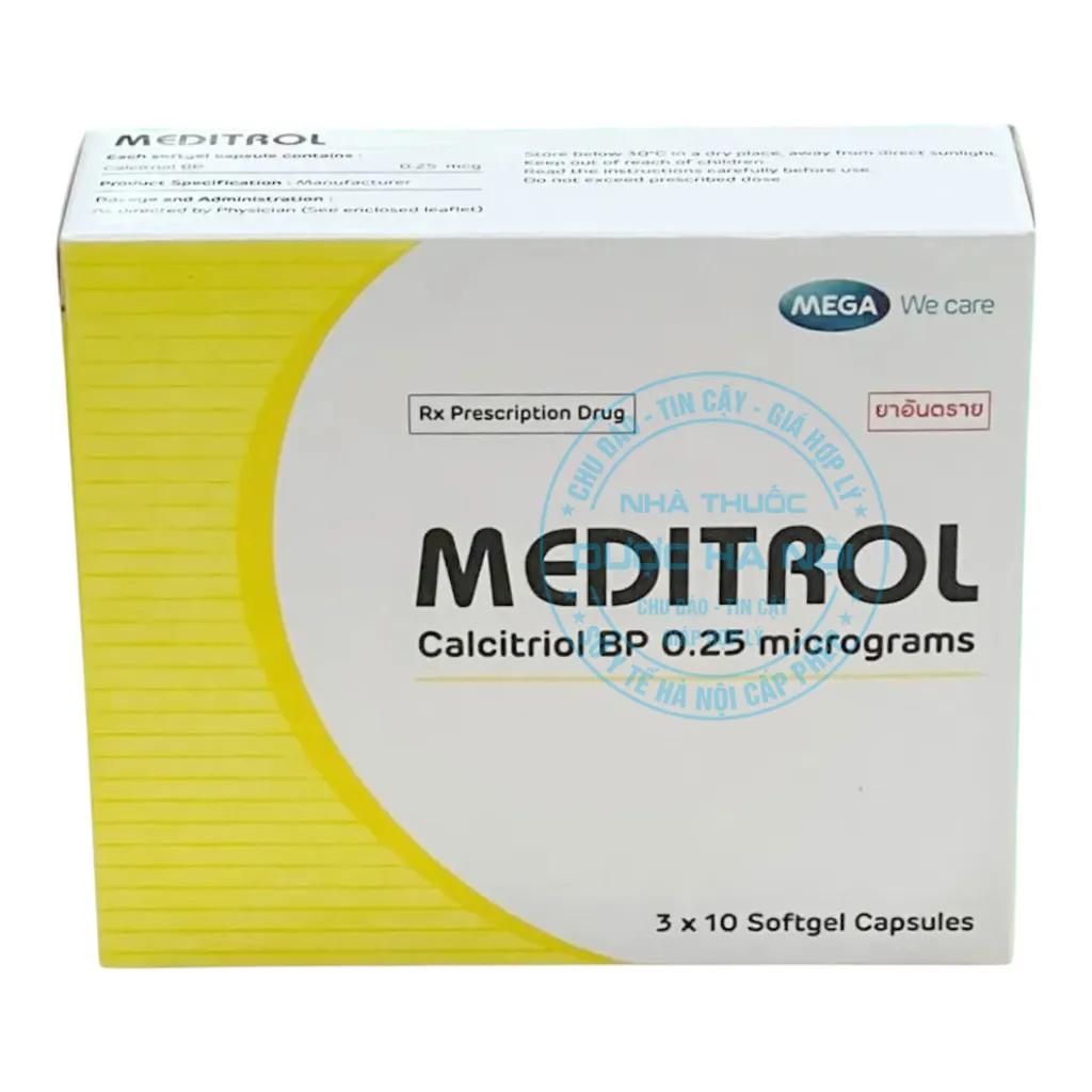 Thuốc Meditrol 0.25mcg Mega