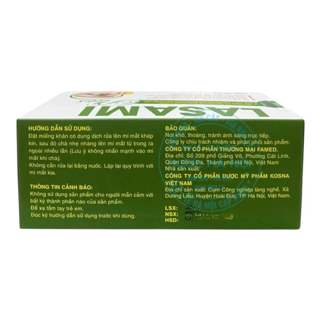 Gạc lau mi Lasami Plus