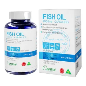 Viên uống Fish Oil Careline hỗ trợ phát triển toàn diện não bộ và thị lực của thai nhi