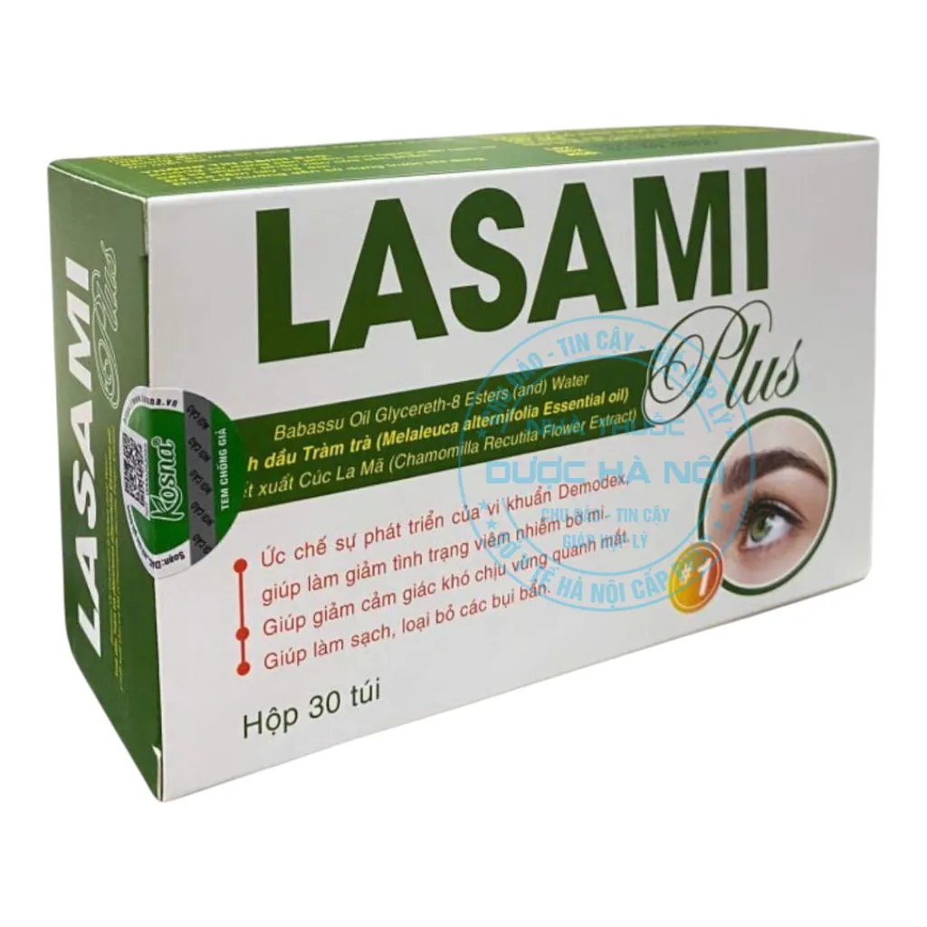 Gạc lau mi Lasami Plus