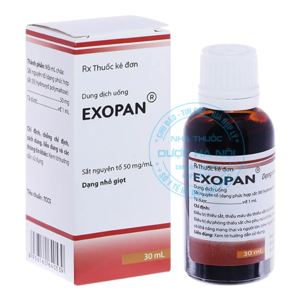 Thuốc Exopan 50mg/ml