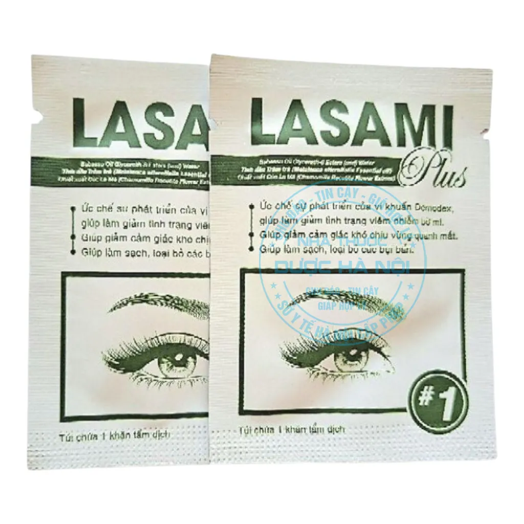 Gạc lau mi Lasami Plus