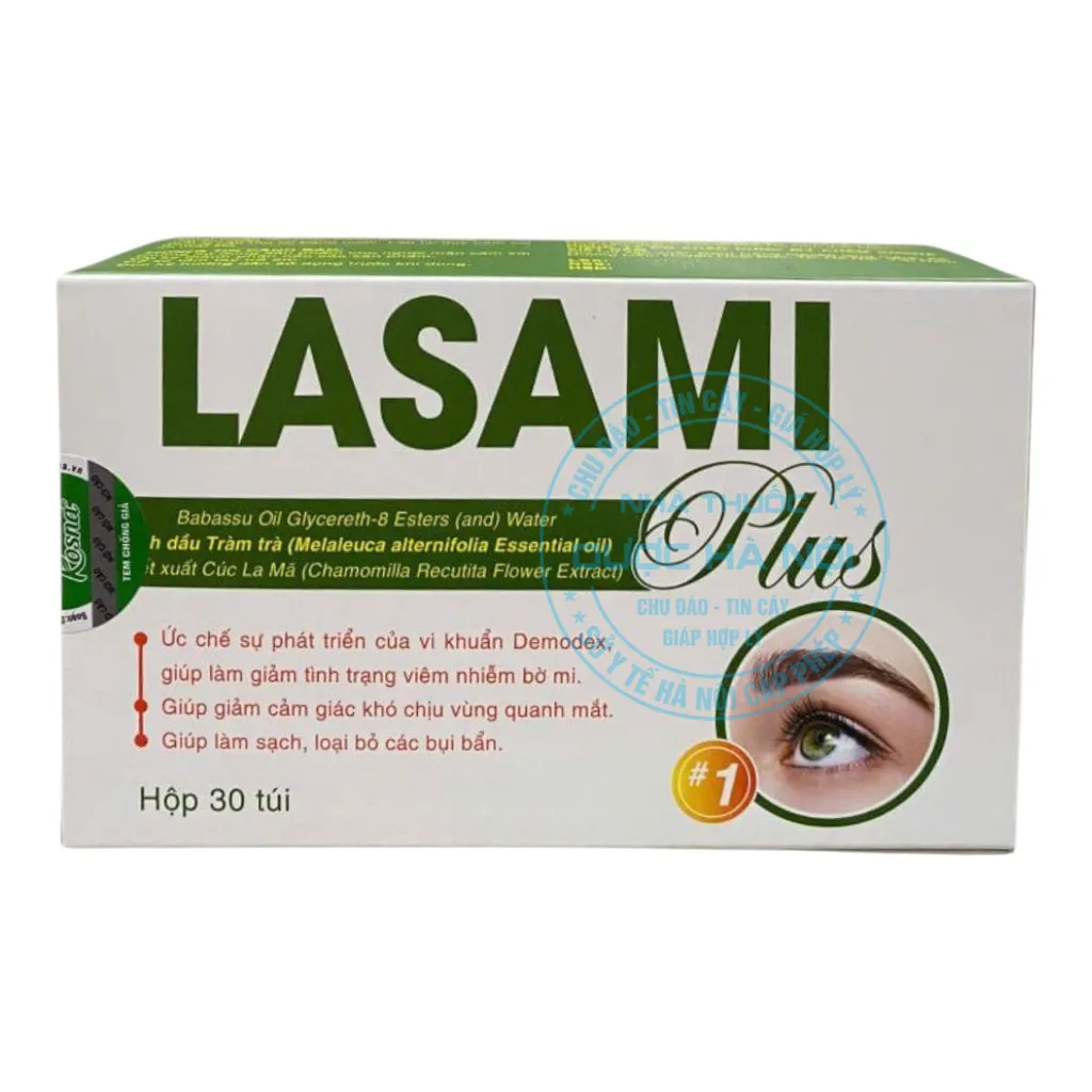 Gạc lau mi Lasami Plus