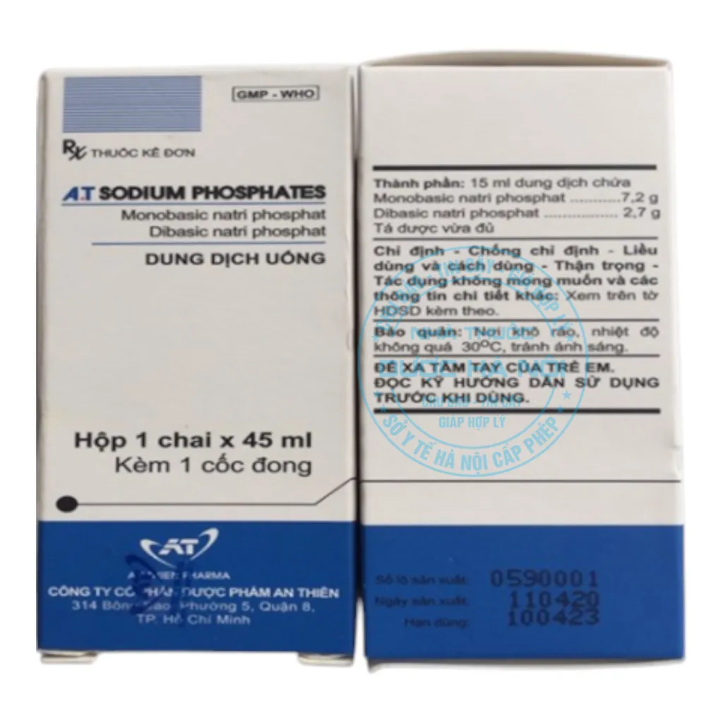 Thuốc A.T Sodium Phosphates 90ml