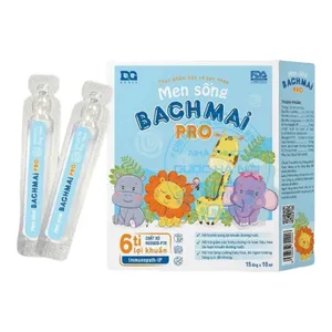 Men sống Bạch Mai Pro hỗ trợ hệ tiêu hóa và sức đề kháng của trẻ nhỏ