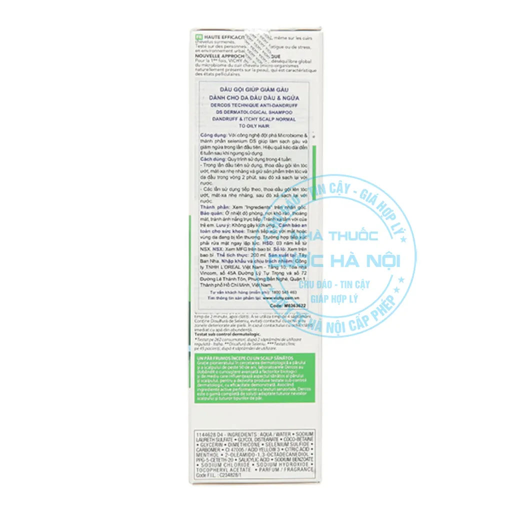 Dầu gội Dercos Anti Dandruff