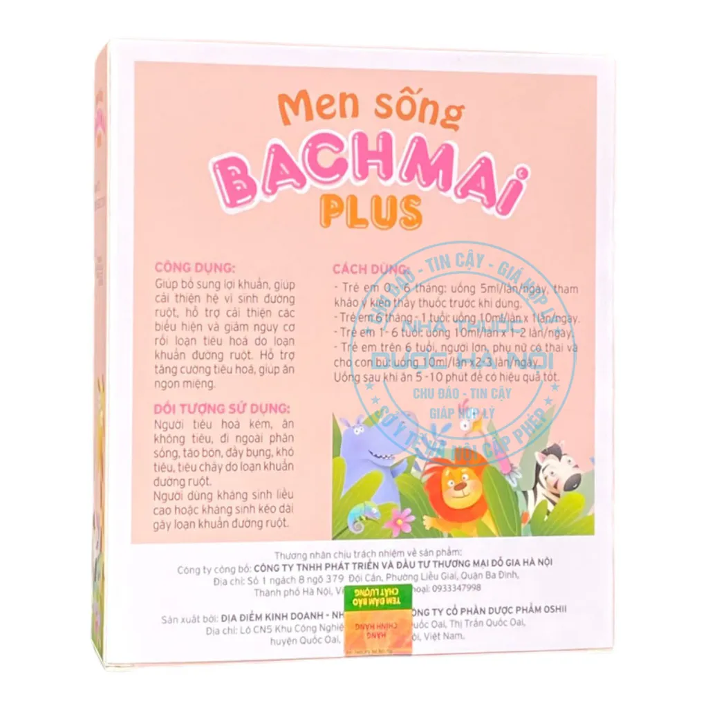 Men Sống Bạch Mai Plus