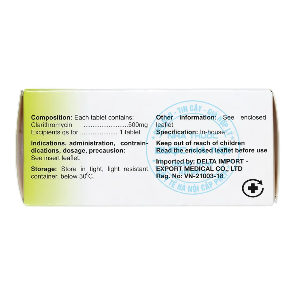 Thuốc Virclath 500mg