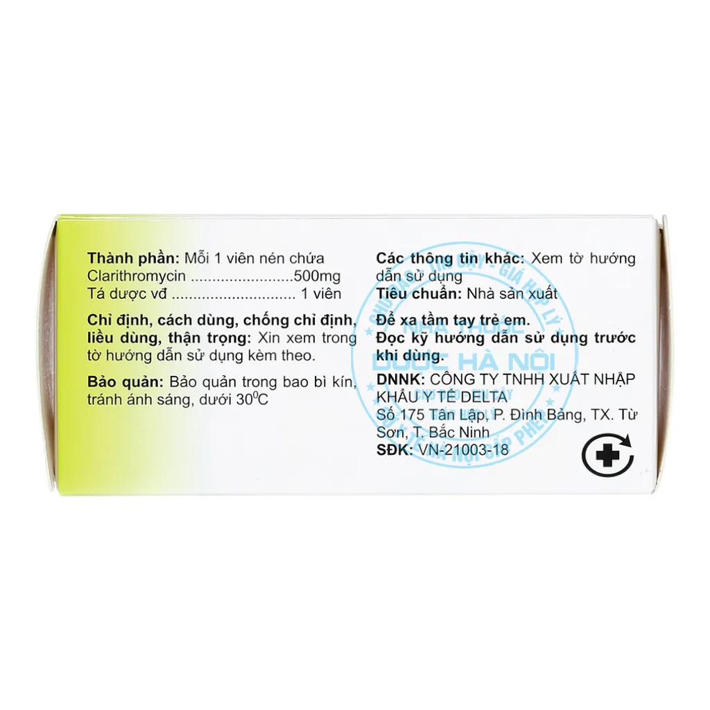 Thuốc Virclath 500mg