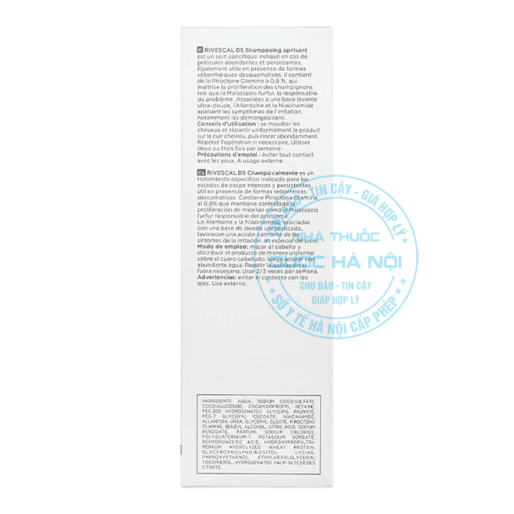 Dầu gội Canova Rivescal DS