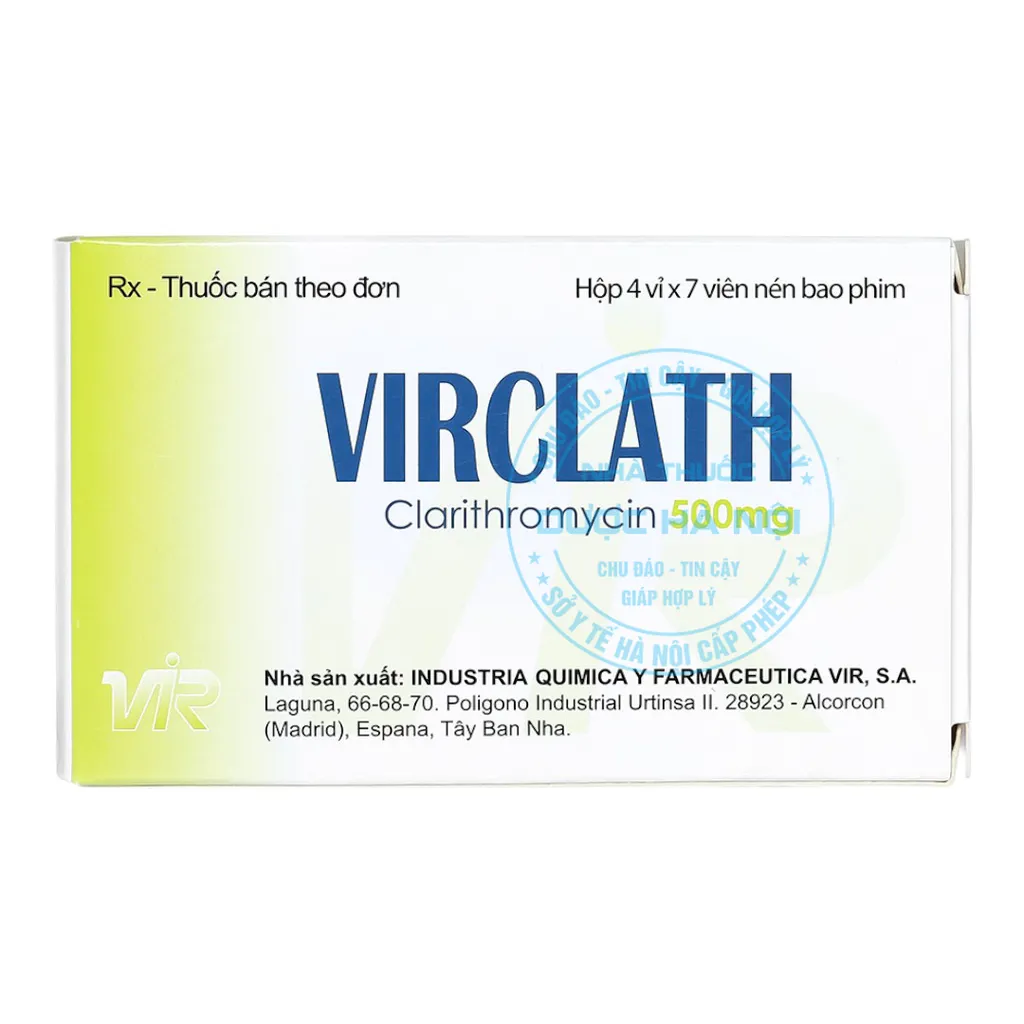 Thuốc Virclath 500mg