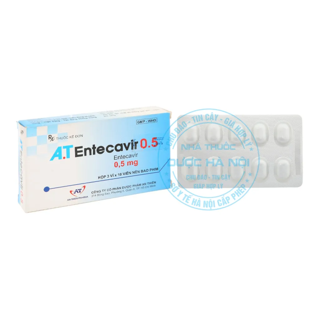 Thuốc A.T Entecavir 0.5mg