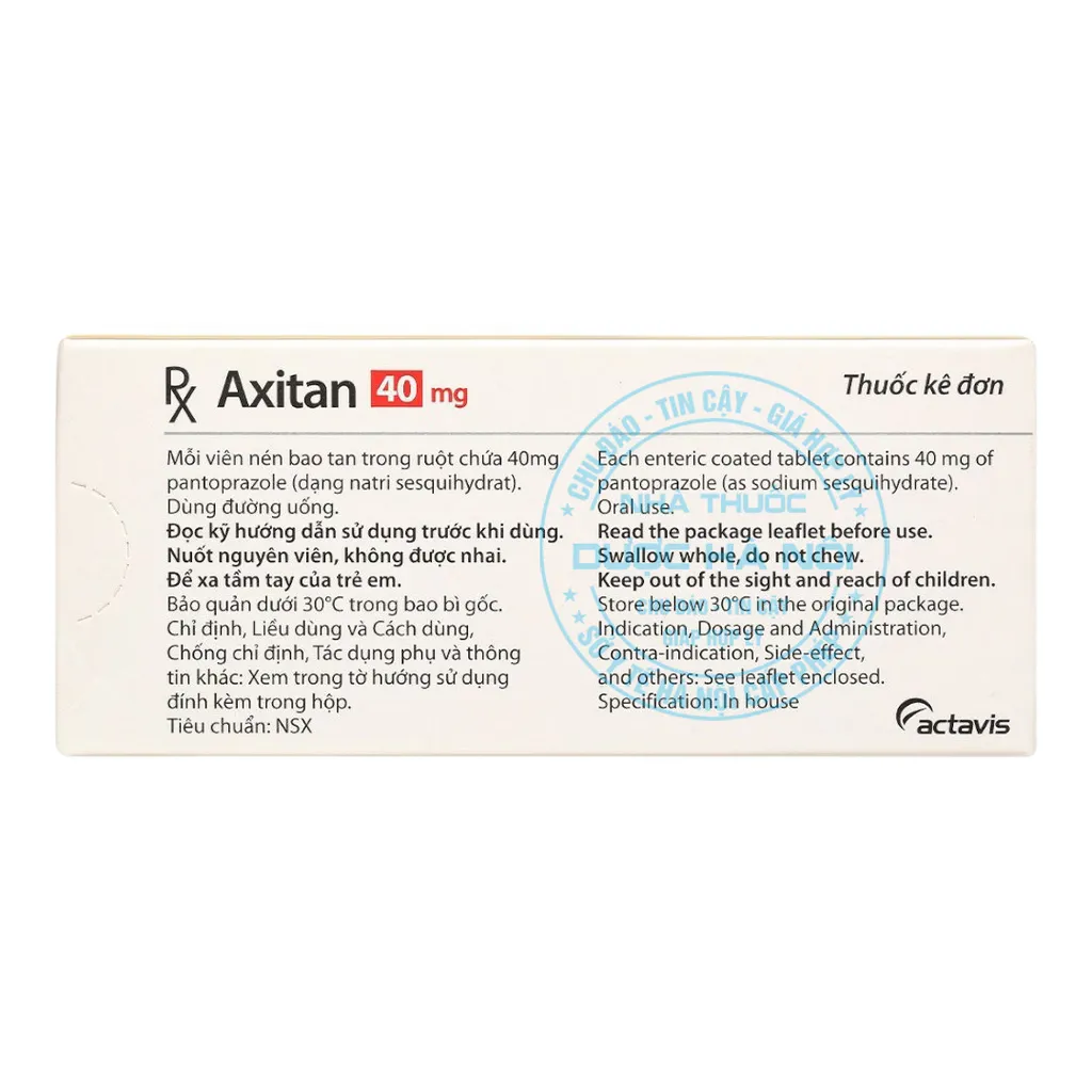 Thuốc Axitan 40mg