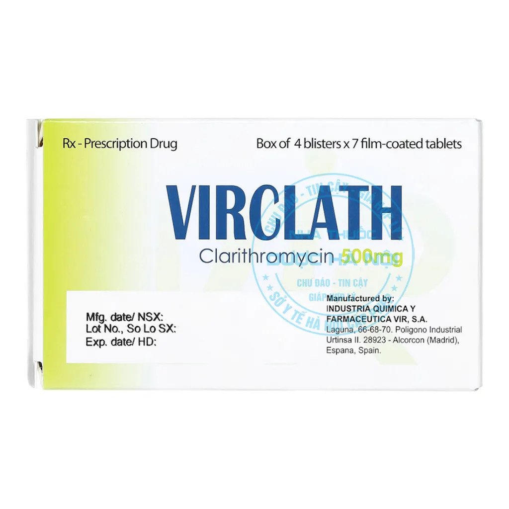 Thuốc Virclath 500mg