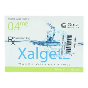 Thuốc Xalgetz 0.4mg điều trị tăng sản lành tính tuyến tiền liệt (Hộp 10viên)