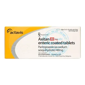 Thuốc Axitan 40mg điều trị bệnh dạ dày như viêm loét, trào ngược dạ dày