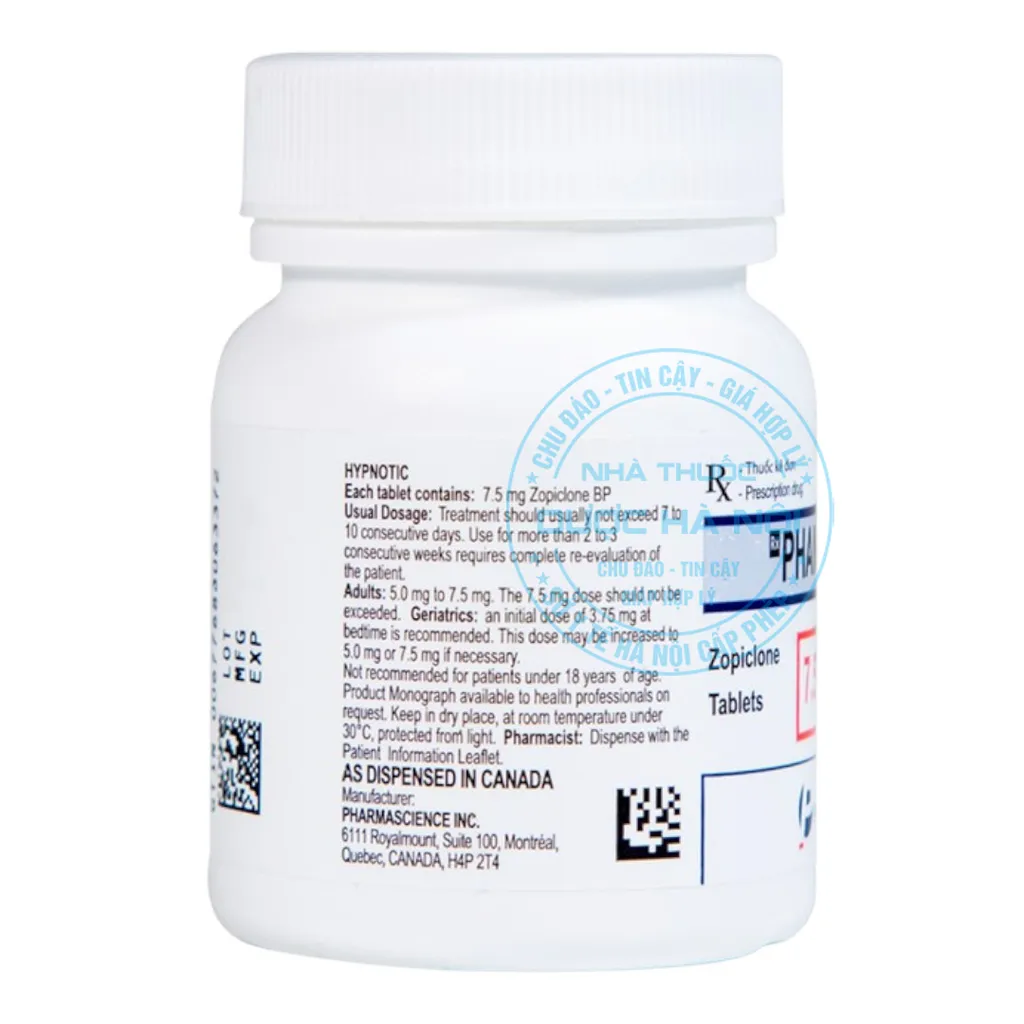 Thuốc Phamzopic 7.5mg