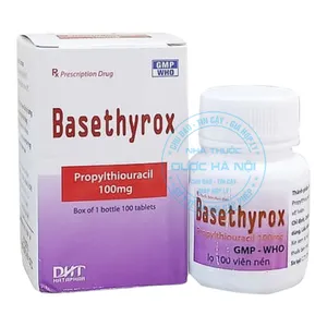 Thuốc Basethyrox 100mg điều trị các bệnh lý tuyến giáp hoạt động quá mức