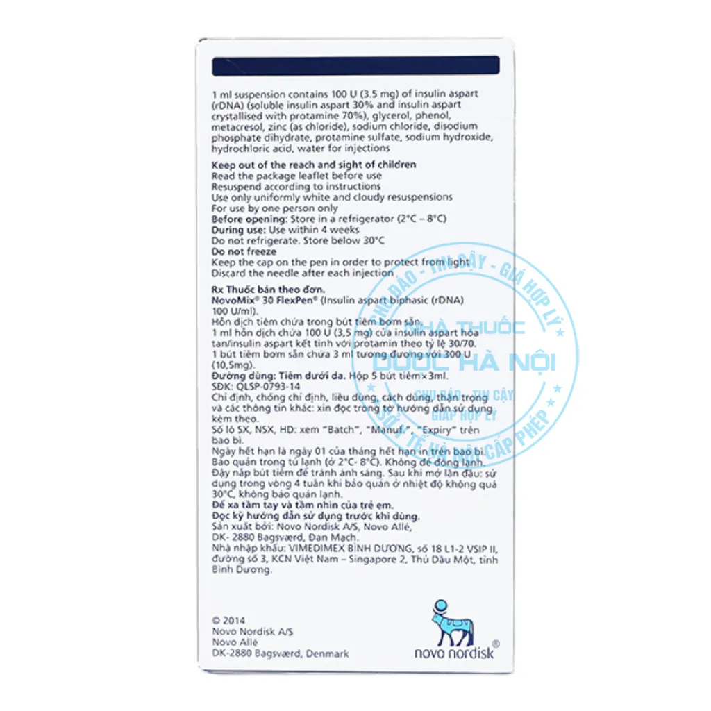 Bút tiêm NovoMix 30 FlexPen