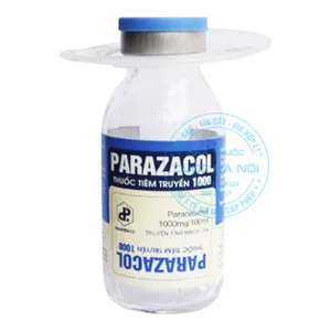 Thuốc tiêm truyền Parazacol 1000 giảm sốt, giảm đau nhanh chóng