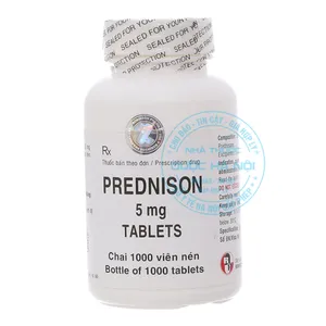 Thuốc Prednisolon 5mg điều trị nhiều bệnh lý về viêm, dị ứng, tự miễn