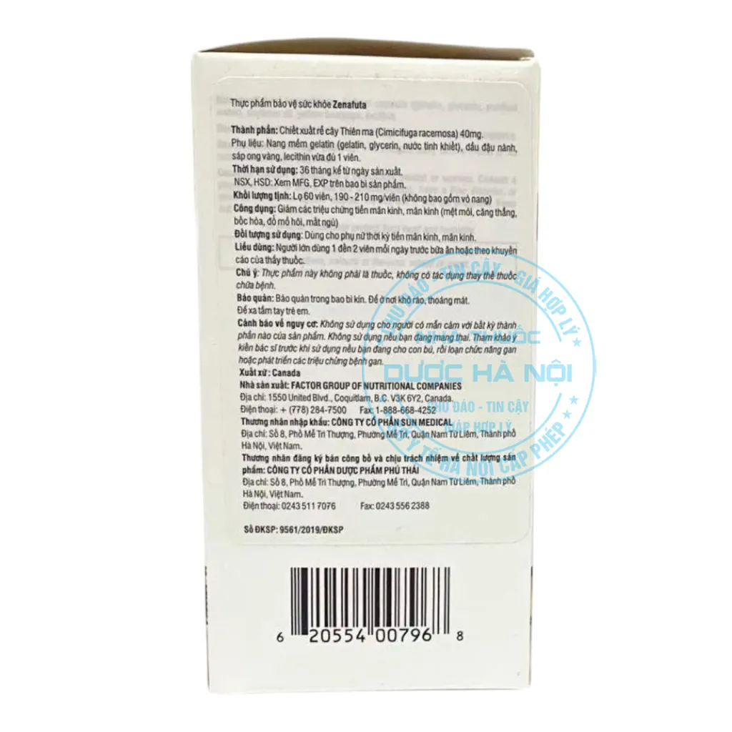 Viên uống Zenafuta 40mg