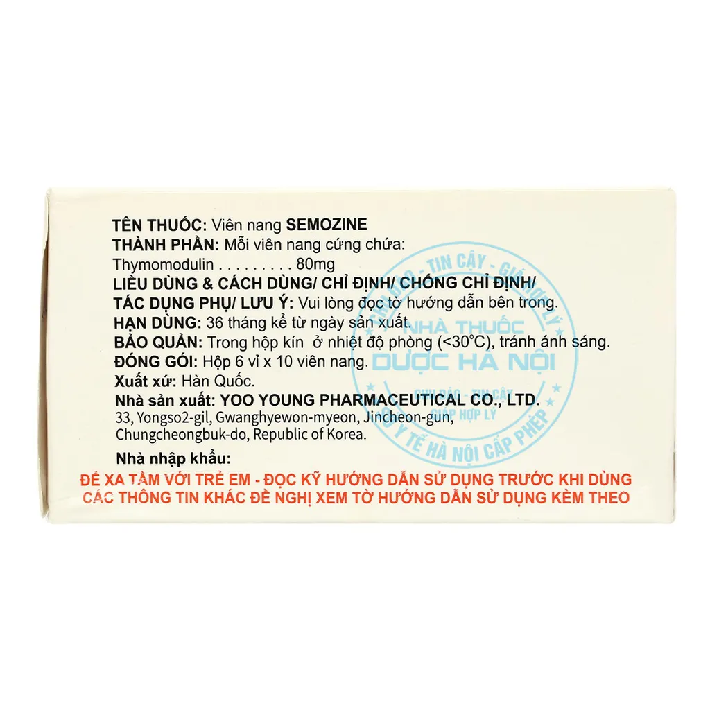 Thuốc Semozine 80mg