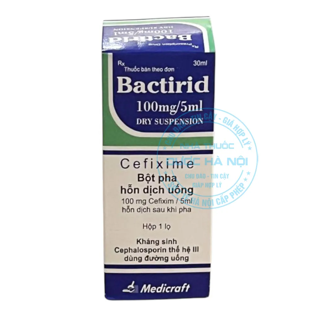 Thuốc Bactirid 100mg/5ml