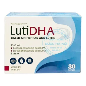 Viên uống LutiDHA bổ sung DHA, EPA hỗ trợ phát triển não bộ