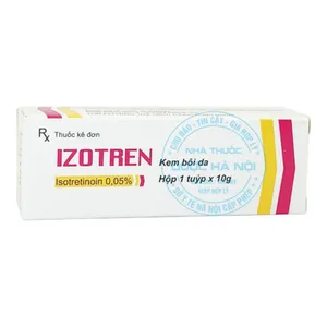 Thuốc Izotren 0.05% điều trị mụn trứng cá từ nhẹ đến trung bình ( tupe )