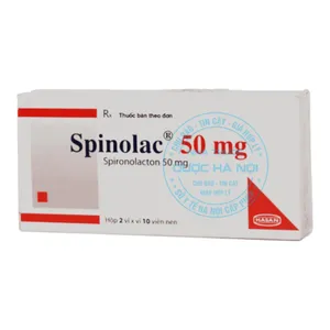 Thuốc Spinolac 50mg điều trị hiệu quả trong nhiều bệnh lý nội tiết, tim mạch ( hộp 3 vỉ x 10 viên )