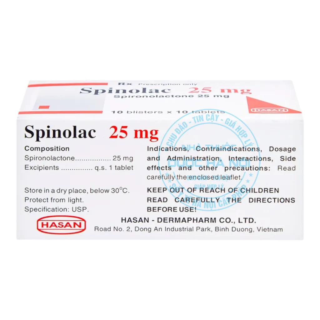 Thuốc Spinolac 25mg