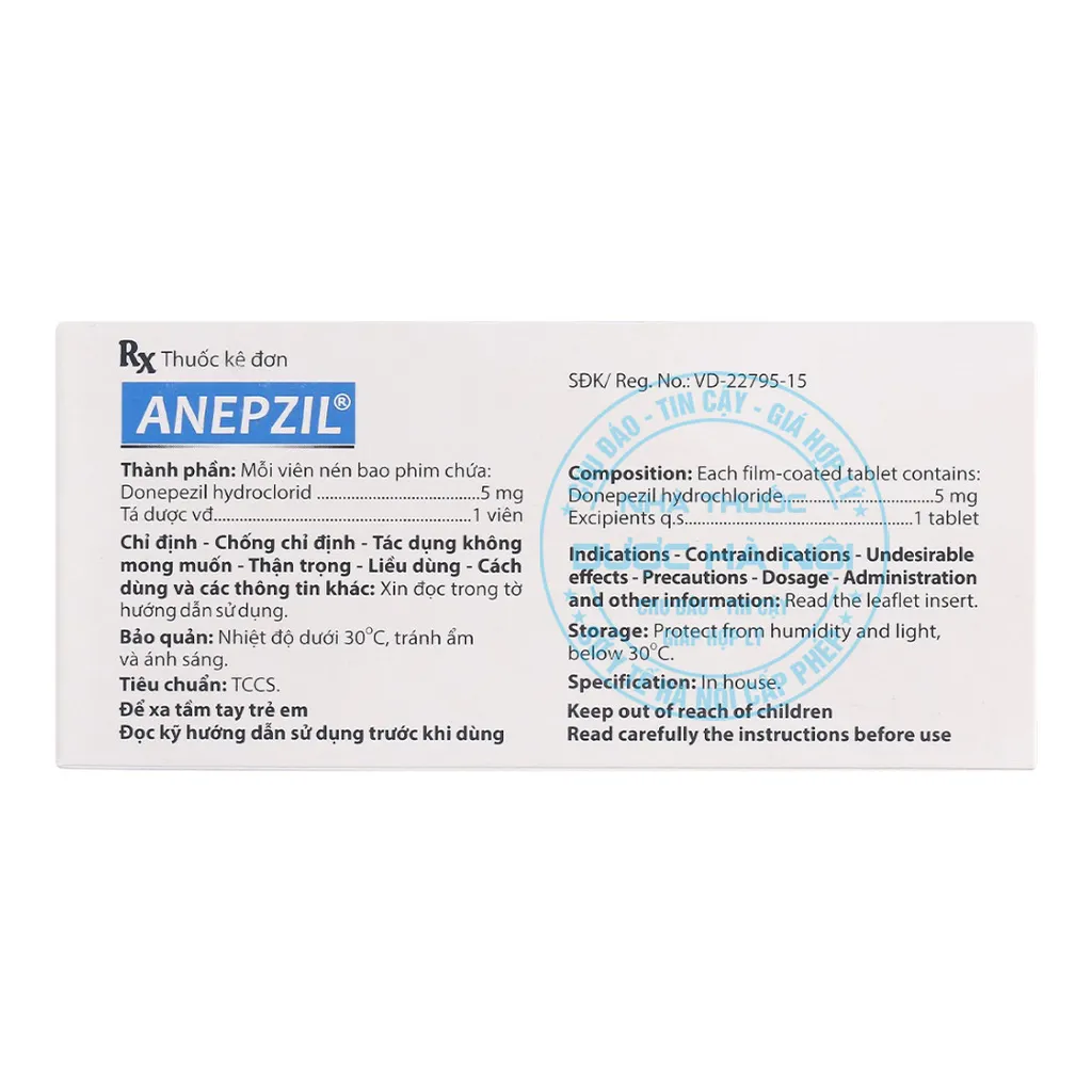 Thuốc Anepzil 5mg