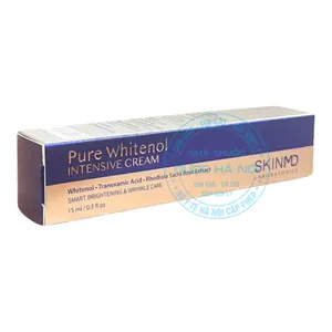 Kem dưỡng da Pure Whitenol Intensive Cream cải thiện rõ rệt các vấn đề về nám, tàn nhang, sạm da