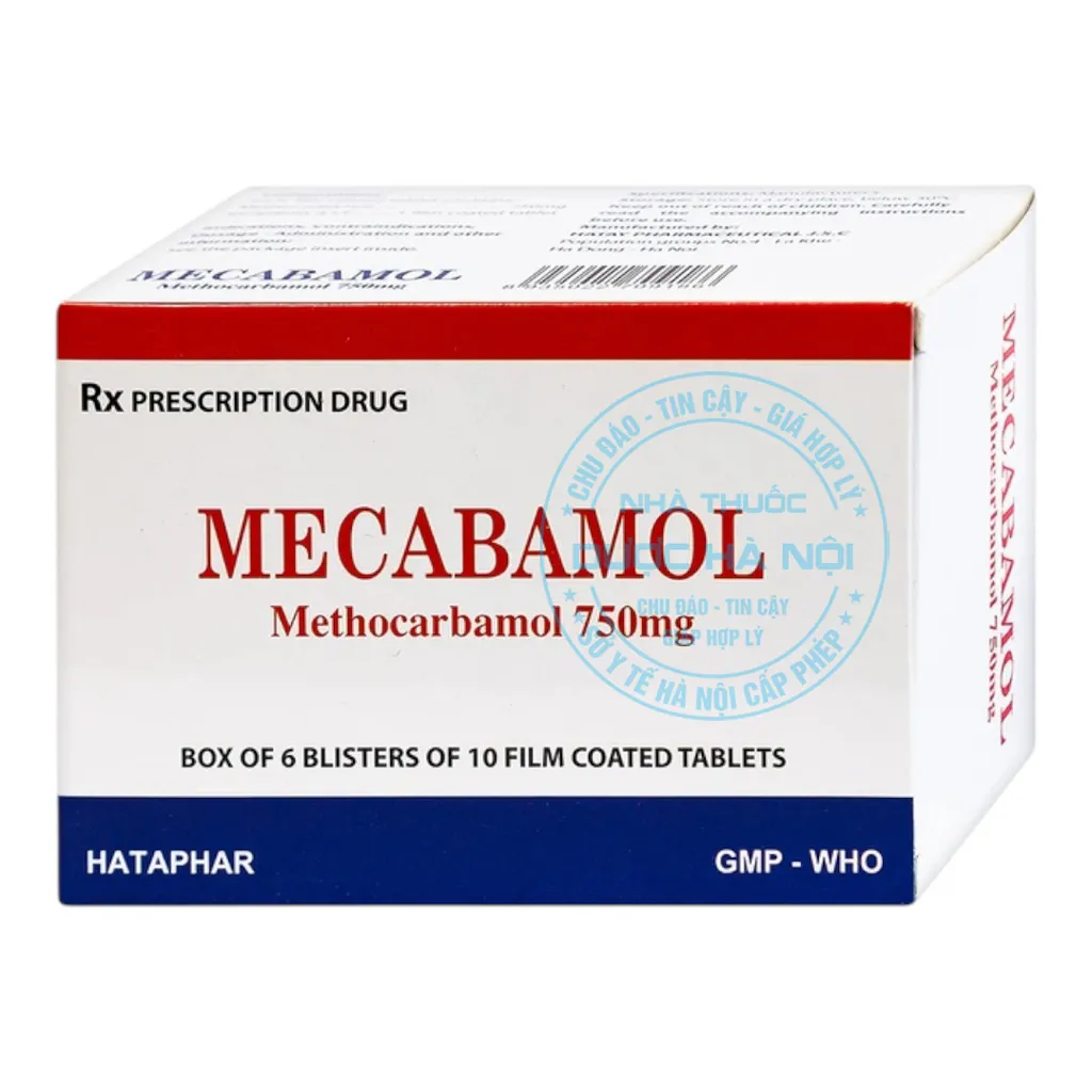Thuốc Mecabamol 750mg