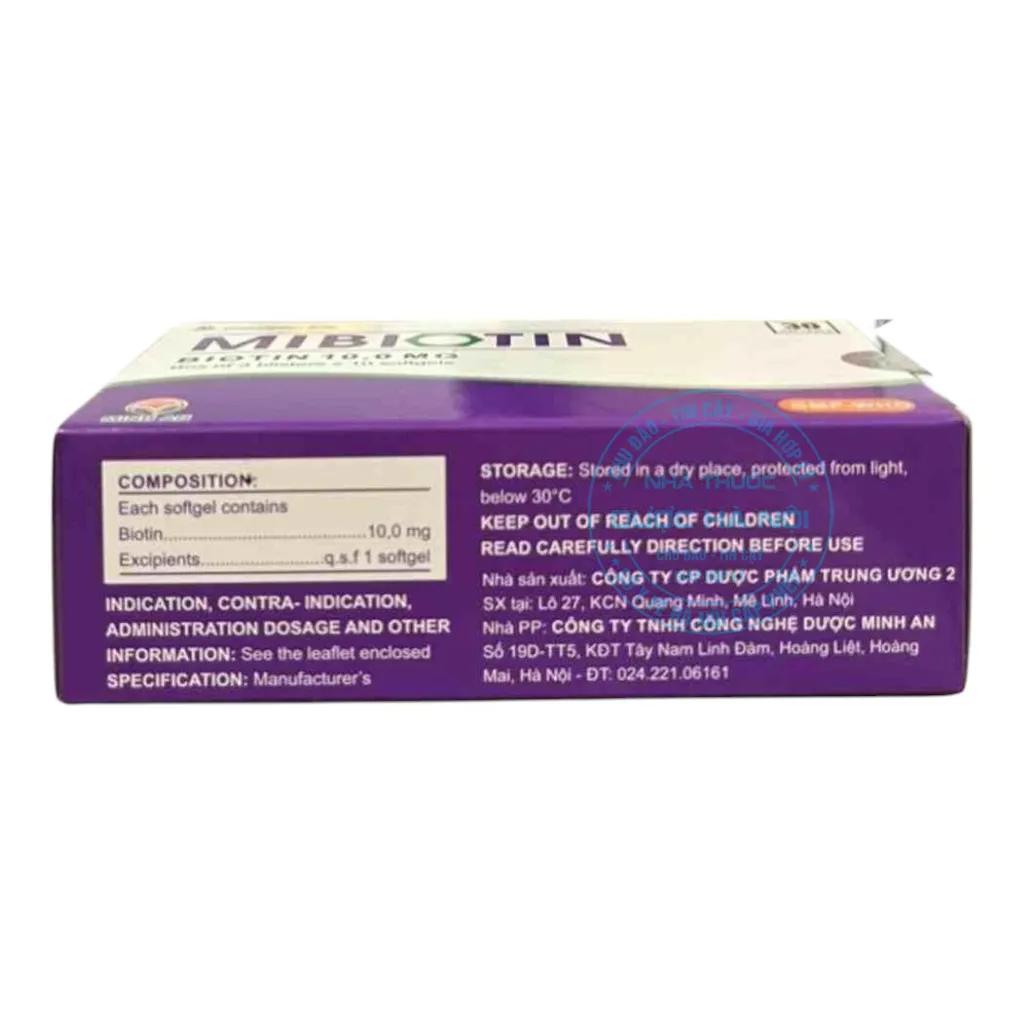 Thuốc Mibiotin 10mg