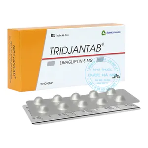 Thuốc Tridjantab 5mg điều trị bệnh đái tháo đường typ 2