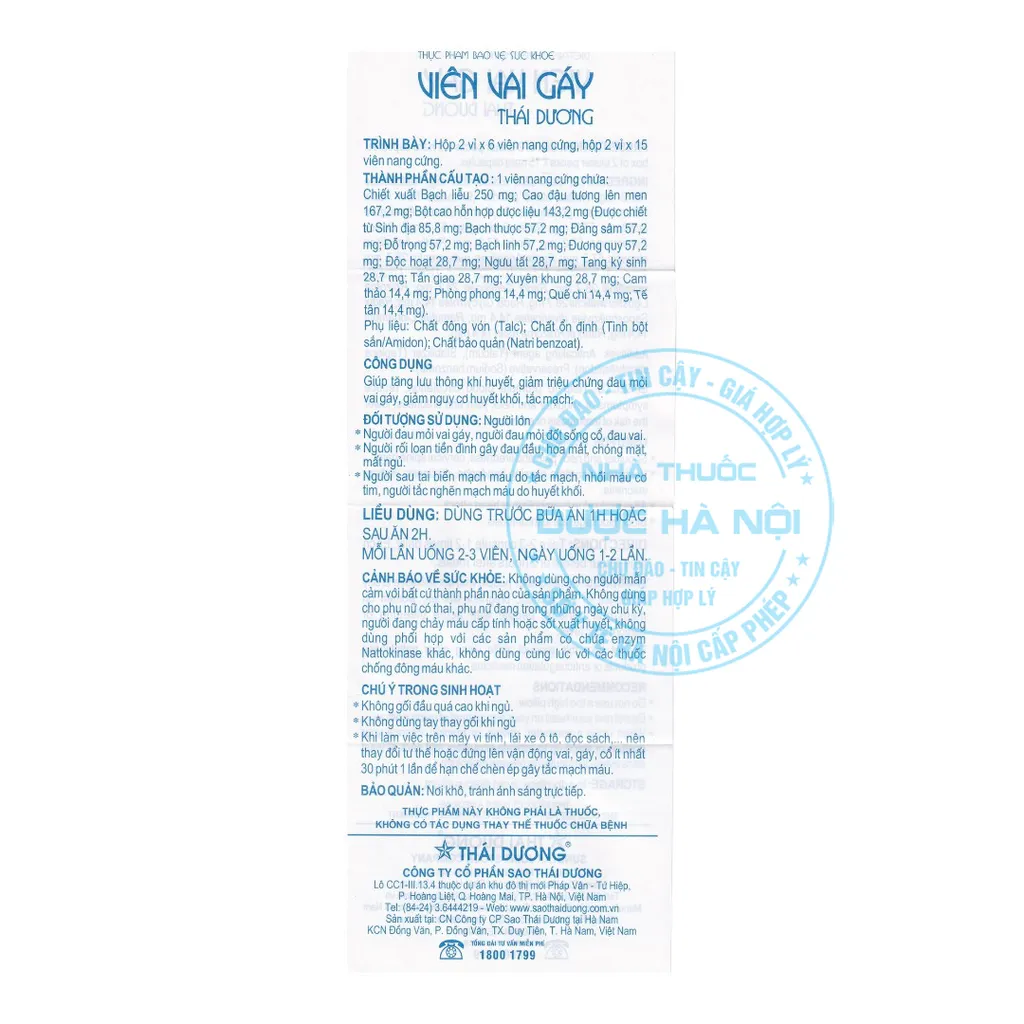 Viên Vai Gáy Thái Dương