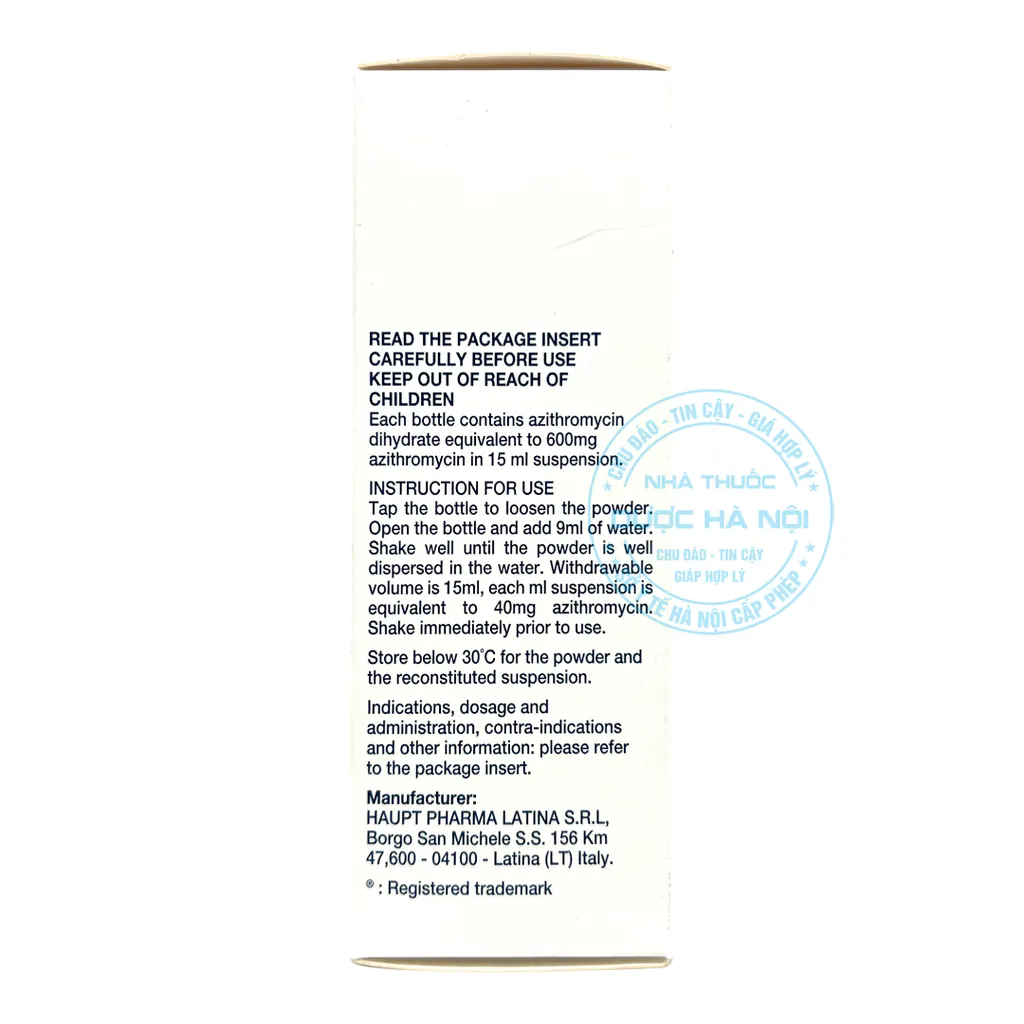 Thuốc Zitromax 500mg