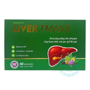 Viên uống Liver Tmaxx hỗ trợ tăng cường chức năng gan (Hộp 12vỉ x5viên)