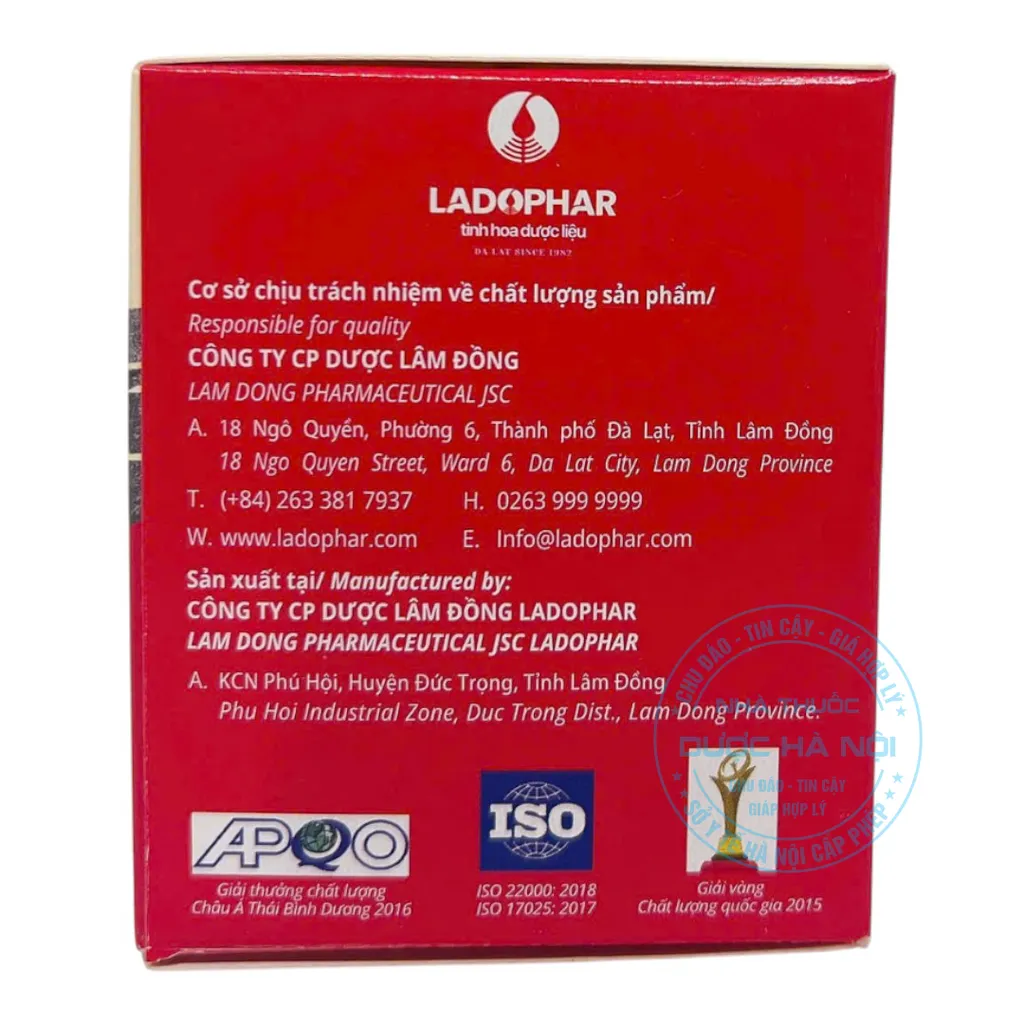 Siro Lado actiso hỗ trợ mát gan, lợi mật, lợi tiểu