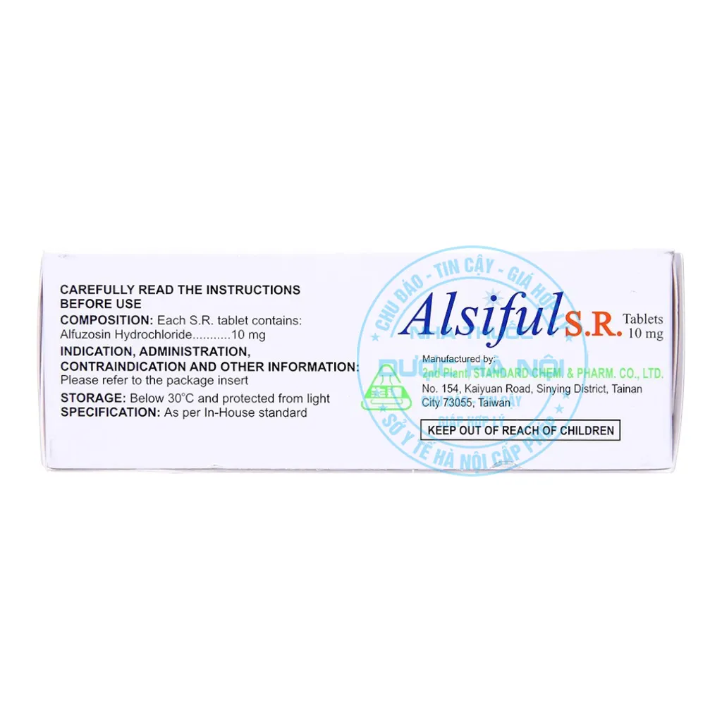 Thuốc Alsiful S.R 10mg